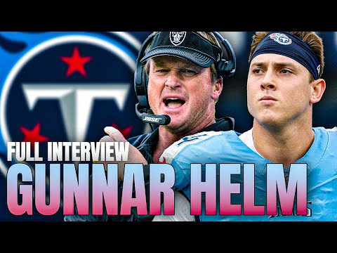 Titans TE Gunnar Helm FULL INTERVIEW | Gruden Goes Long