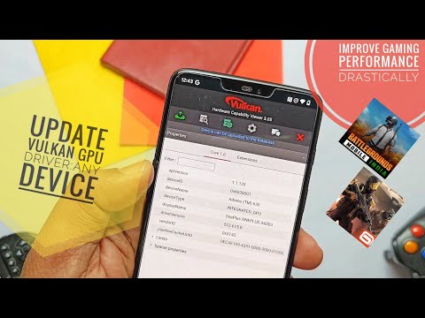 Update Adreno GPU drivers Vulkan to latest v615 any device: Drastically improve gaming performance!