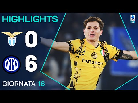 LAZIO-INTER 0-6 | HIGHLIGHTS | 16ª GIORNATA | SERIE A ENILIVE 2024/25