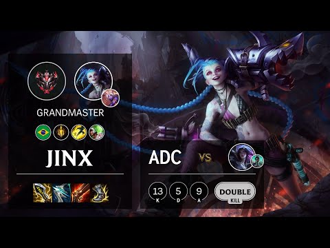 Jinx ADC vs Kai'Sa - BR Grandmaster Patch 11.1