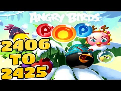 Angry Birds Stella Pop Levels {2406 To 2425} Non PowerUp Walkthrough For Android & iOS