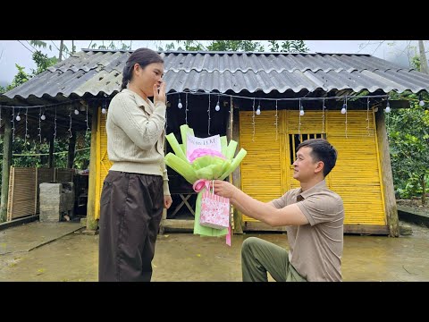 The police officer suddenly confessed his love, making the single mother overjoyed.