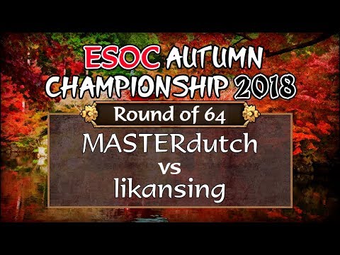 [AoE3] ESOC Autumn 2018 Second Chance — RO64: MASTERdutch vs likansing