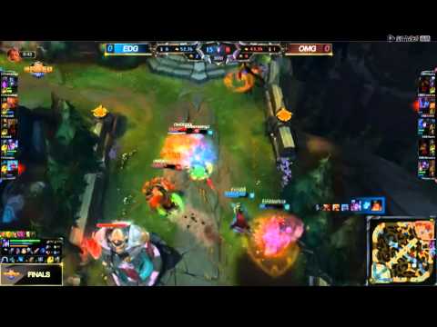 EDG Deft Vayne Pentakill vs OMG - 2015 Demacia Cup