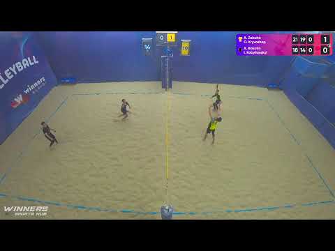 21:35 A. Zabuha / O. Kryvoshap - A. Bakotin / I. Kobylianskyi 05.02.2023 | Winners Beach Volleyball