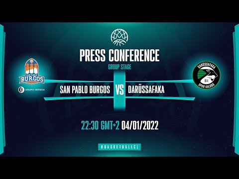 Hereda San Pablo Burgos v Darüssafaka - Press Conf. | Basketball Champions League 2021-22
