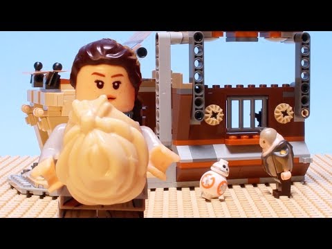 LEGO Star Wars STOP MOTION W/ Rey Scavenger Hunt | LEGO Star Wars | By LEGO Worlds Video