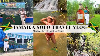 Jamaica SOLO TRAVEL Vlog 🇯🇲 | Appleton Estate, Dunn's River Falls, YS Falls, Black River Safari