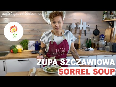 Polish SORREL soup - ZUPA SZCZAWIOWA - how to make Polish food.