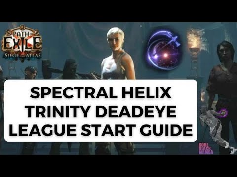 [PoE 3.17] Spectral Helix Trinity Deadeye League Start Guide - 1-2 Ex All Bosses, Wave 25+ Viable