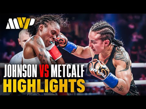 JOHNSON v METCALF: UNDISPUTED Bantamweight Title TKO | MVP's Taylor vs. Serrano 3 RECAP HIGHLIGHTS