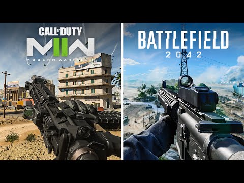 Call of Duty Modern Warfare II vs Battlefield 2042 - Attention to Detail Comparison (PC)