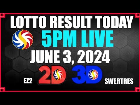 Lotto Result Today 5pm June 3, 2024 Swertres Results