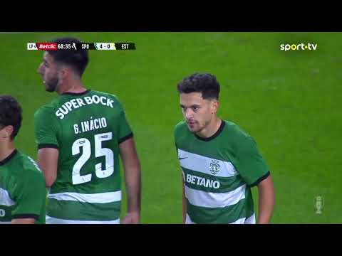 Golo Pedro Gonçalves: Sporting (4)-0 Estoril - Liga Portugal Betclic | sport tv