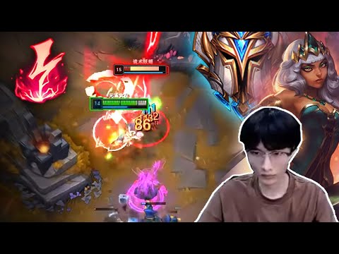 When Qiyana BeiFeng meet Rank 1 Leblanc - Engsub