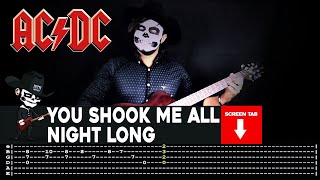 a€AC/DCa€‘[ You Shook Me All Night Long ] cover by Masuka | LESSON | GUITAR TAB