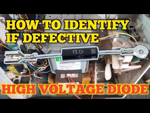 MICROWAVE OVEN: HOW TO TEST HIGH VOLTAGE DIODE