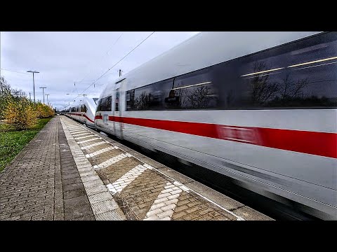 100 m/h ICE 4/Baureihe 412 fly-by through Stadthagen (160 km/h) - Fly-by -