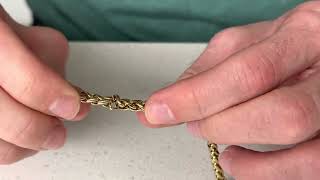 How to detangle a wheat chain (crazy puzzle - solved!)