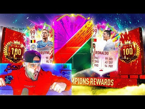 INSANE 99 RATED PACKED! TOP 100 ULTIMATE TOTS FUT CHAMP REWARDS! FIFA 20 Ultimate Team