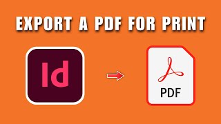 How to Export a PDF for Print in InDesign 2026