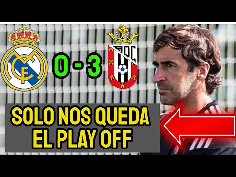 REAL MADRID CASTILLA - AD CEUTA. DERROTA DURÍSIMA QUE NOS MANDA DIRECTOS A LOS PLAY OFF.