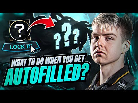 WHAT TO DO WHEN YOU GET AUTOFILLED