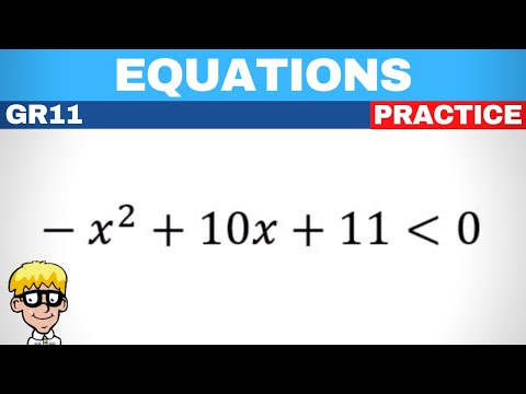 2f) Quadratic inequalities grade 11 | Try