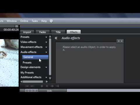 MAGIX Movie Edit Pro 17HD: Walkthrough/Tutorial 3: DeHissing