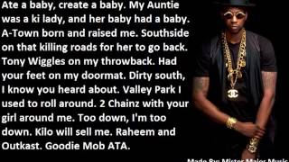 A-Town (Remix) + Lyrics - CyHi The Prynce Ft. 2 Chainz, B.o.B & Travis Porter