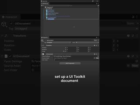 Build a mockup UI with Unity MCP