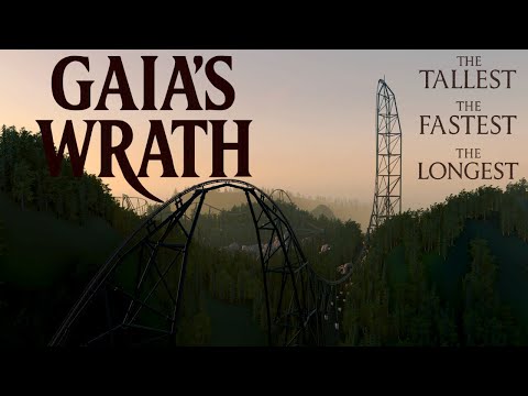 GAIA'S WRATH - The tallest, fastest and longest roller coaster in the world [NoLimits 2] (4K 60 FPS)