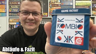 Kombio (Game Factory) - kleines handliches Spiel mit bekannten/beliebten Mechanismen ab 8 Jahre