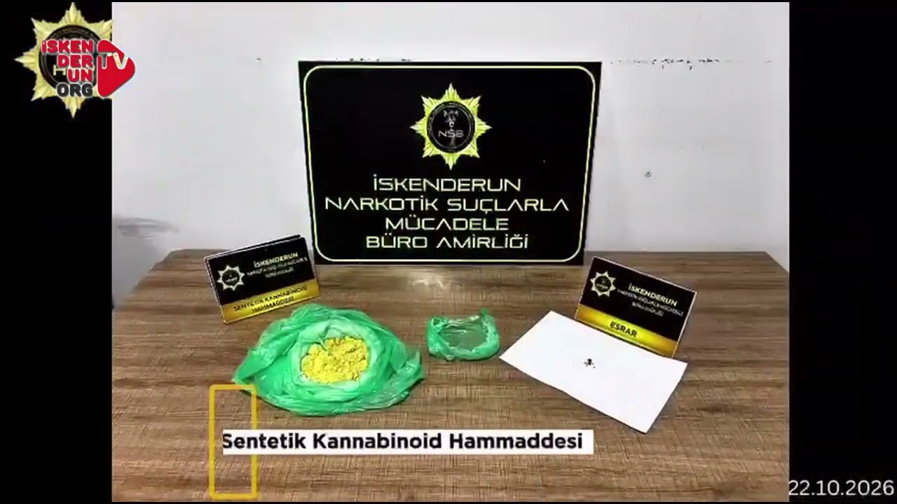 İskenderun’da Uyuşturucu Operasyonu…