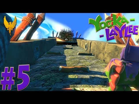Let's Play: Yooka-Laylee [Blind] - #5 "Slippery Slopes with The Great Rampo ⛰"