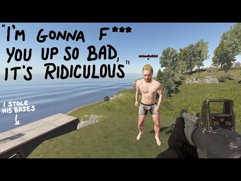 Rubbing SALT into the Wounds of Raging Rust Players | RUST TROLLING