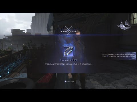 Lost Soul Aside get the Bracelet of GLIMMER from Hogan ,important trinket