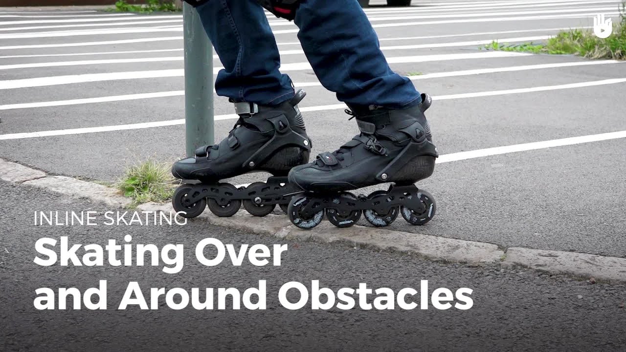 How to Skate Over and Around Obstacles Learn about Inline Skating