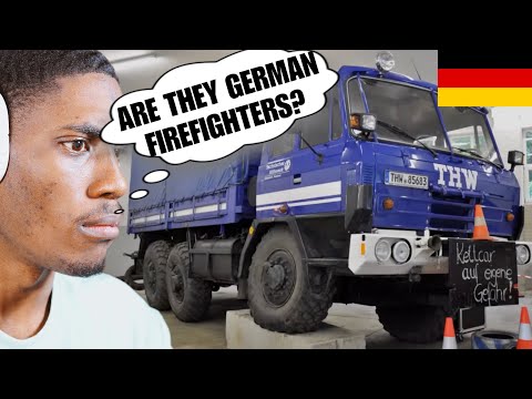 American Reacts to German Federal Agency Urgently Responding (German Firefighters?)