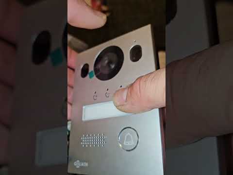 Goliath 2-wire doorbell, intercom system with door opener and bell