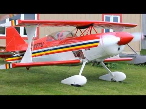 [HD] *RVA 415 2013* Awesome Pitts 10-201 Knife Edge Takeoff + Roll +Walkaround + Engine Start CSU3