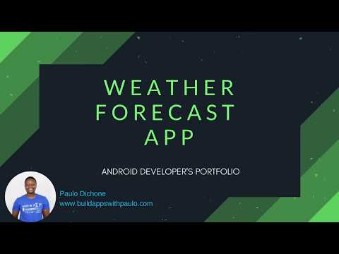 Android Developer's Portfolio - Build a Forecast Weather App - Part 4