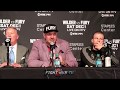 TYSON FURY "DEONTAY WILDER IS A HELL OF A CHAMPION!" POST FIGHT PRESS CONFERENCE