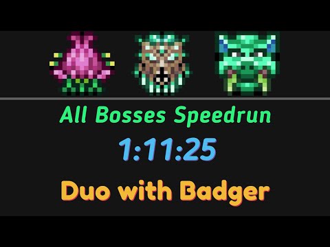 Speedrun Duo: All bosses 1.3 Expert Unseeded 1:11:25 RTA WR