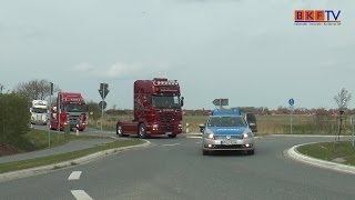 preview picture of video 'Konvoifahrt beim Truckertreffen in Esens - BKF TV Reportage'