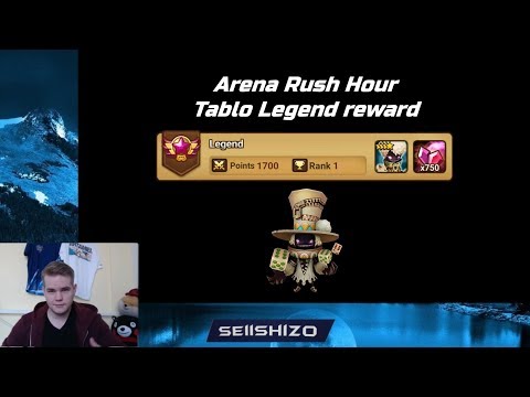 Summoners War - Arena Rush Hour G3: Tablo Legend reward week 1 - Eu was a bloodbath