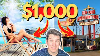 What $1,000 gets You on a Cruise vs. $1,000 on Land (You’ll Be SHOCKED!)