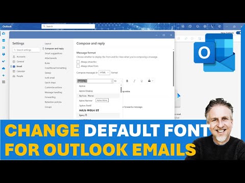 How to Change Default Font in Outlook | How to Change Default Font Size in Outlook Email