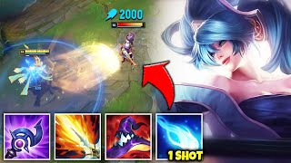 SONA BUT MY Q IS A LITERAL SHOT-GUN THAT ONE SHOTS YOU (NOBODY EXPECTS THIS)