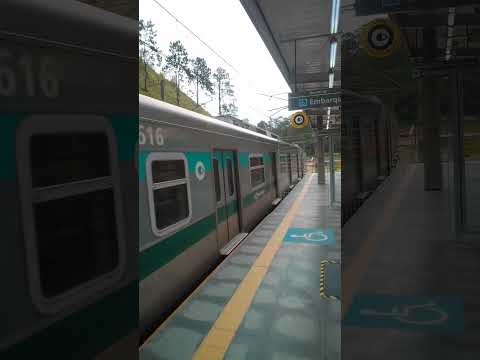 TUE CAF SÉRIE 7000 ENTRANDO | NOVA ESTAÇÃO AMBUITÁ | SENTIDO ITAPEVI | LINHA 8 DIAMANTE | SÃO PAULO